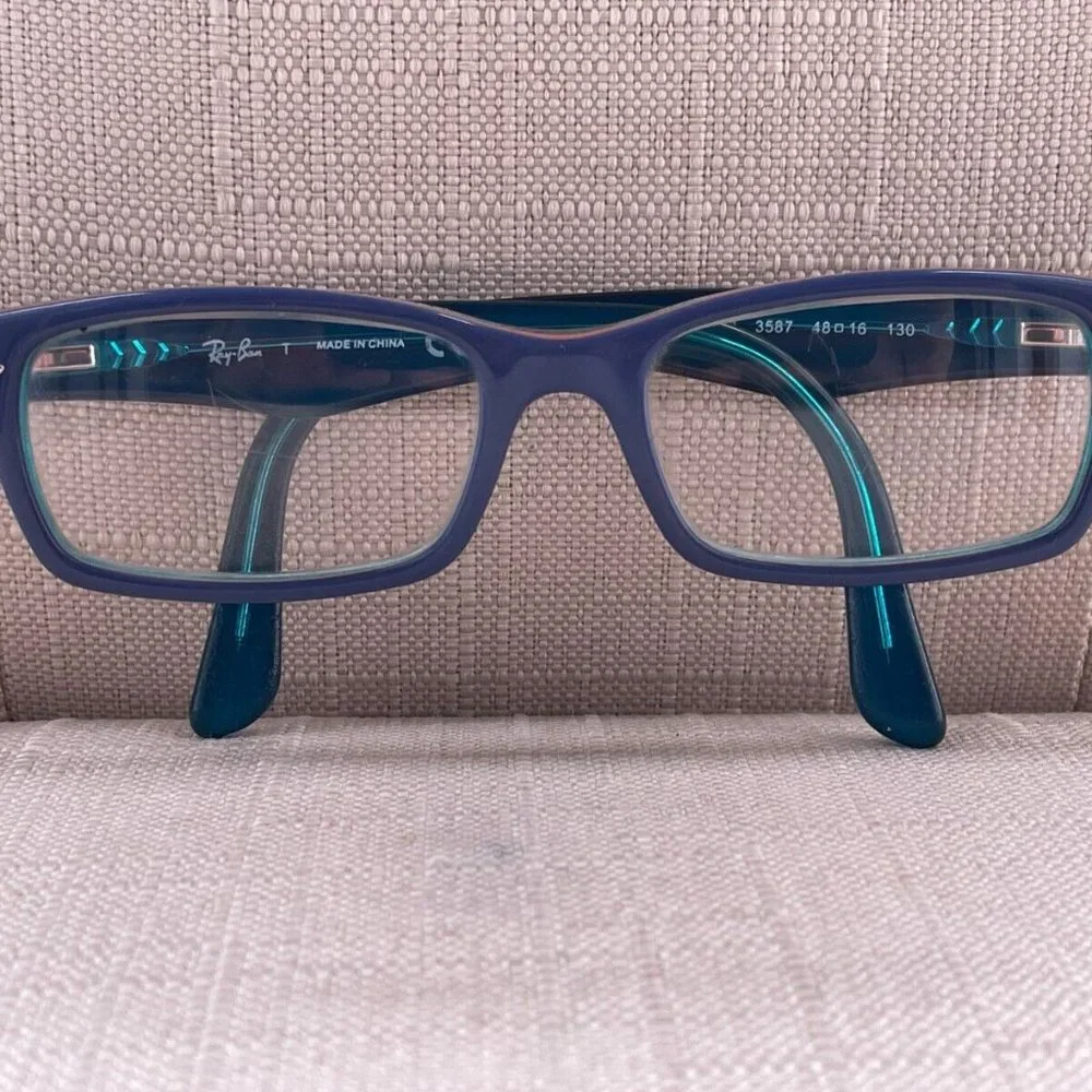 Ray-Ban Youth Eyeglasses Frame Blue Tone RB1530 3587 48[]16 130